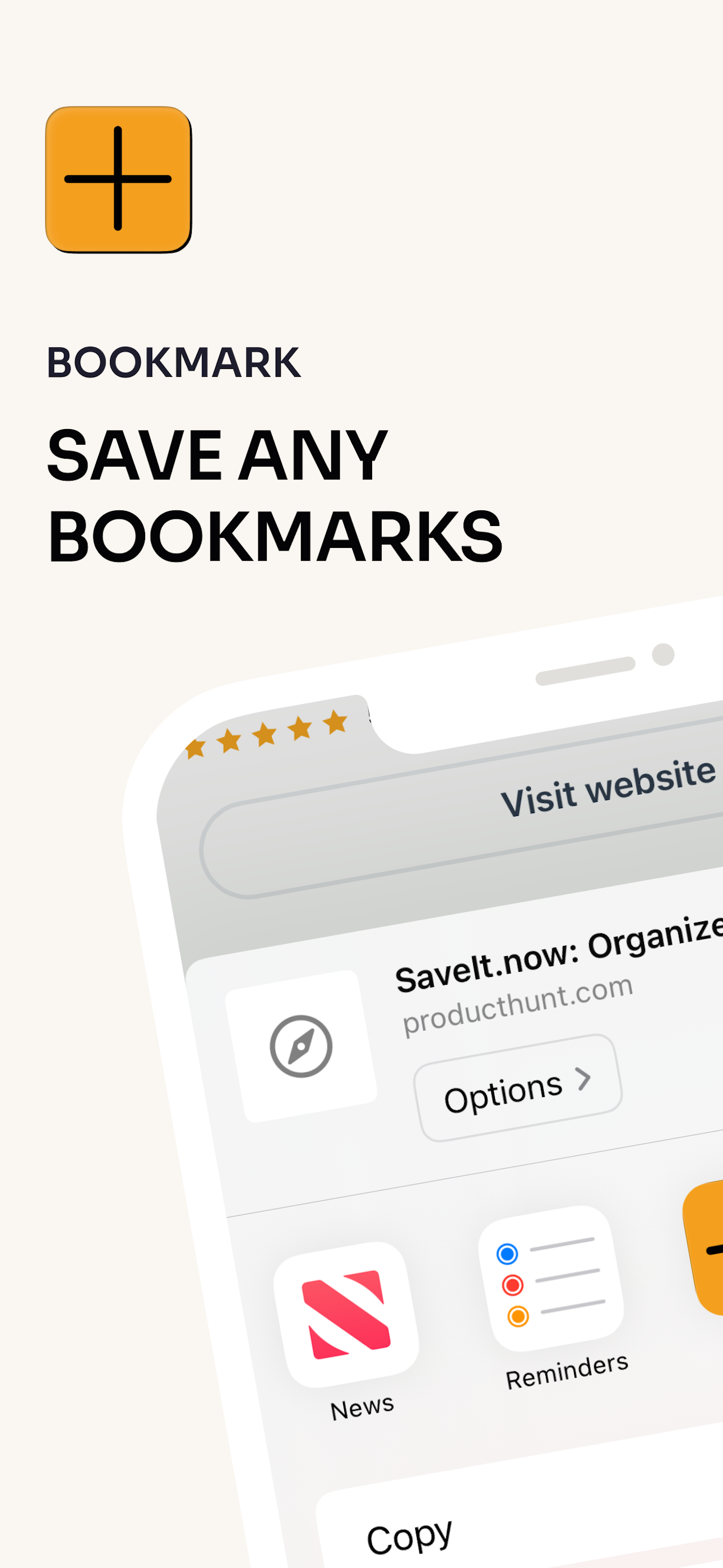 SaveIt.now iOS App - Main Dashboard