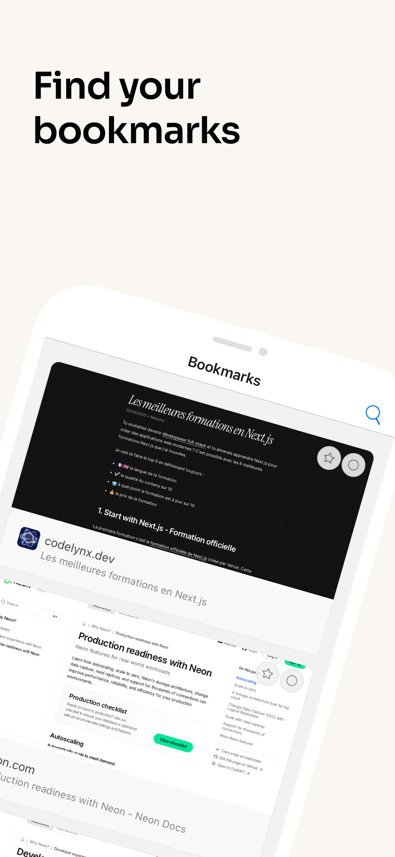 SaveIt.now iOS App - Collections View