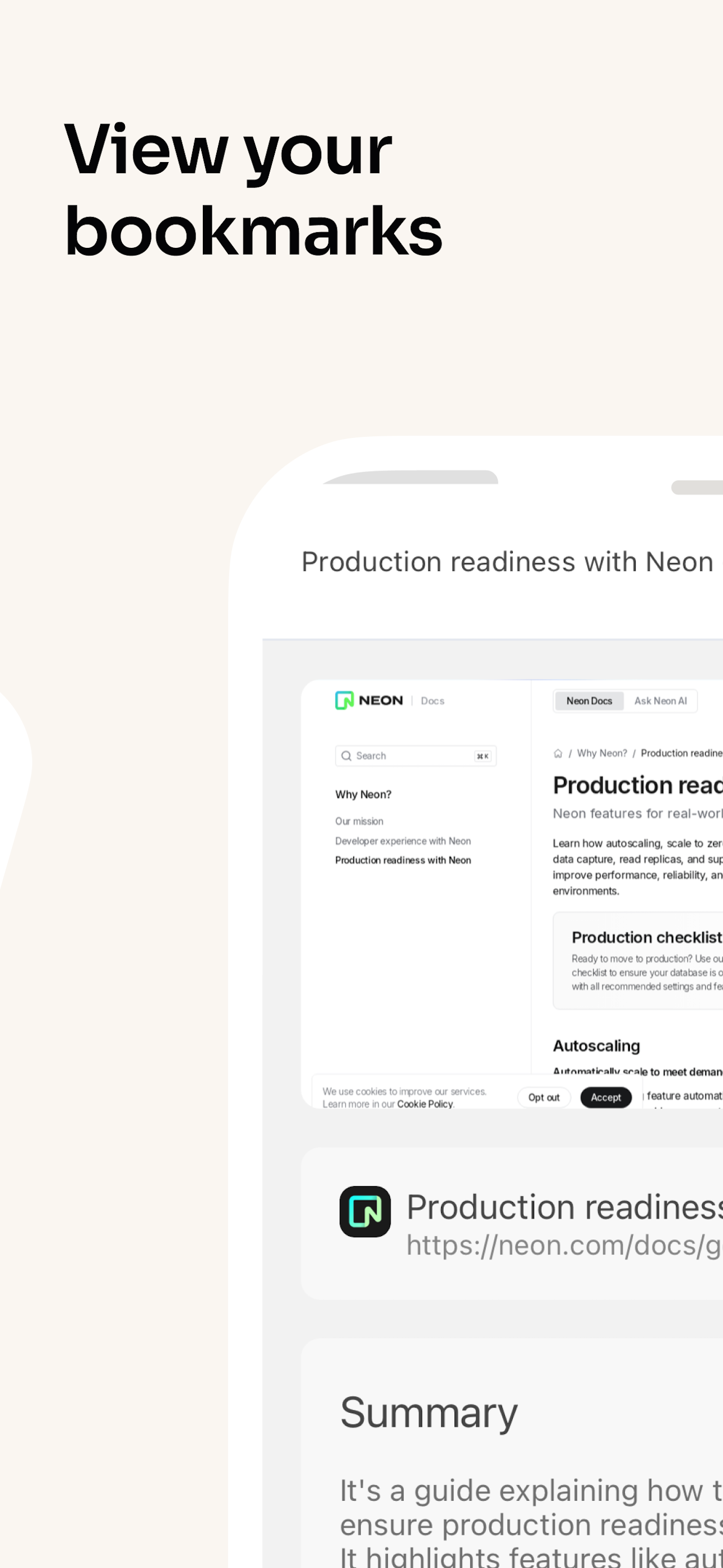 SaveIt.now iOS App - Search Feature